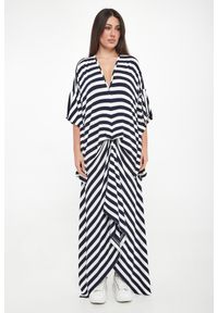 MMC STUDIO - Sukienka midi w paski Marina MMC. Wzór: paski. Długość: midi #2