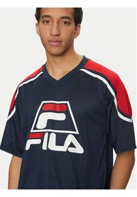 Fila Szorty sportowe Lommel FAM0920 Granatowy Loose Fit. Kolor: niebieski. Materiał: syntetyk. Styl: sportowy