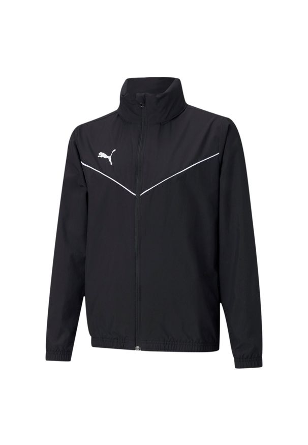 Kurtka piłkarska dla dzieci Puma teamRISE All Weather Jacket. Kolor: czarny, biały, wielokolorowy. Sport: piłka nożna