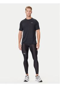 Under Armour T-Shirt 1326413 Czarny Regular Fit. Kolor: czarny. Materiał: syntetyk #5