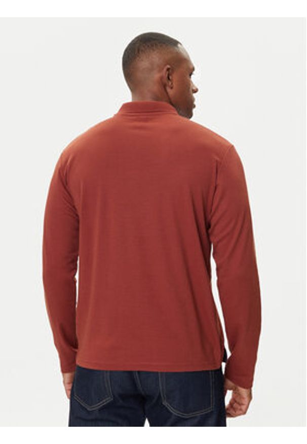 Jack & Jones Polo Crodney 12259645 Brązowy Regular Fit. Typ kołnierza: polo. Kolor: brązowy. Materiał: bawełna