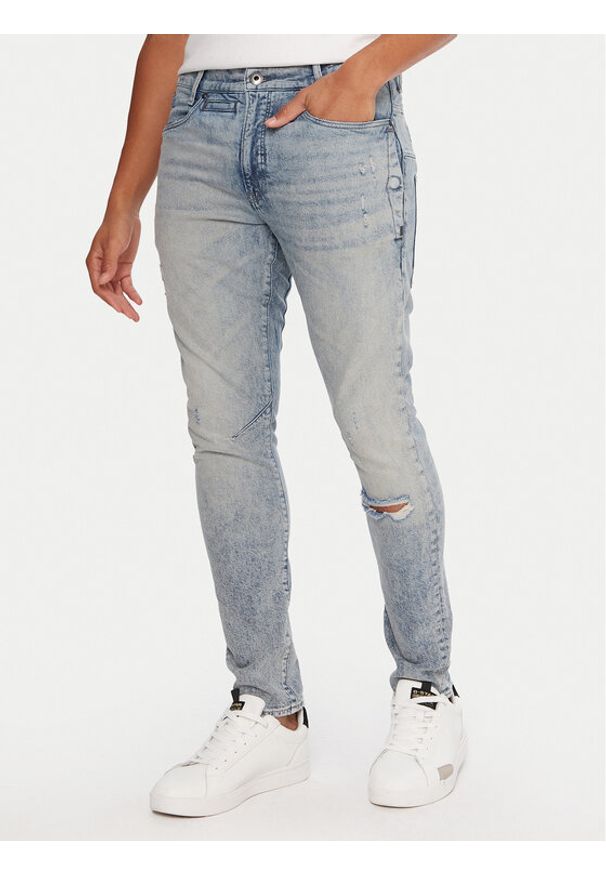 G-Star RAW - G-Star Raw Jeansy D-Staq 3D D05385-E106 Niebieski Slim Fit. Kolor: niebieski. Materiał: bawełna