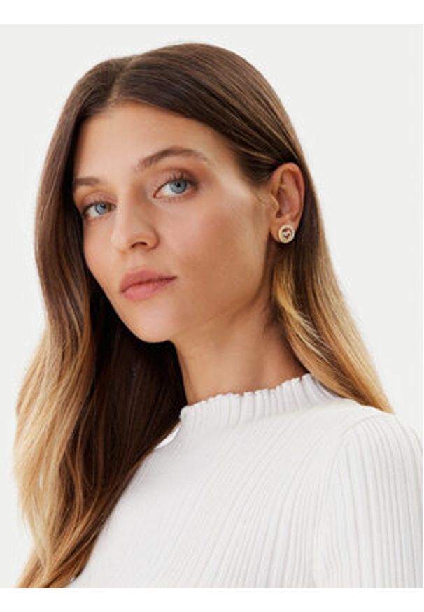 Guess Kolczyki JUBE05 528JW Złoty. Materiał: metalowe. Kolor: złoty
