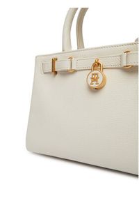 TOMMY HILFIGER - Tommy Hilfiger Torebka American Icon Mini Tote Leather AW0AW17926 Beżowy. Kolor: beżowy. Materiał: skórzane #2