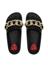 Love Moschino - LOVE MOSCHINO Klapki JA28132G1MI16000 Czarny. Kolor: czarny #3