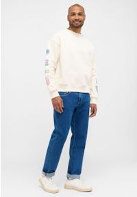 Mustang - MĘSKA BLUZA MUSTANG NADRUK Auburn Whisper White 1014792 2013. Wzór: nadruk #7