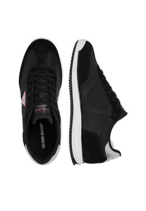 Guess Jeans Sneakersy CWBEO-DELAND-02 WE Czarny. Kolor: czarny. Materiał: materiał