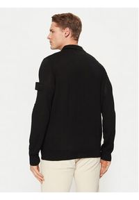 Stone Island Sweter 8115571FC Czarny Regular Fit. Kolor: czarny. Materiał: wełna #3