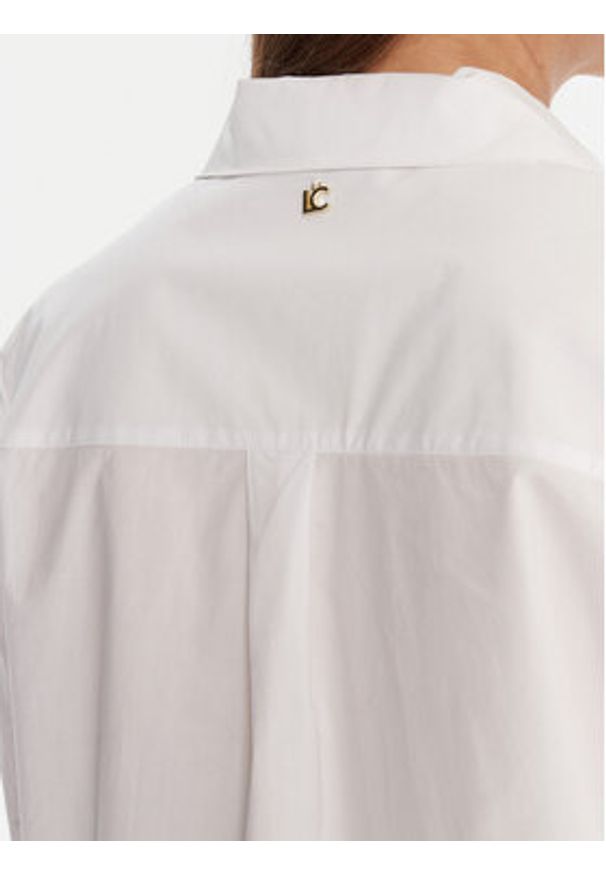 LOLA CASADEMUNT Koszula LF2515025 Biały Regular Fit. Kolor: biały. Materiał: bawełna