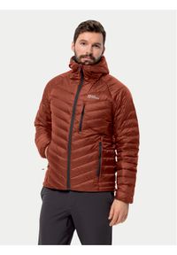 Jack Wolfskin Kurtka puchowa Passamani Down Hoody 1207241 Czerwony Regular Fit. Kolor: czerwony. Materiał: puch, syntetyk