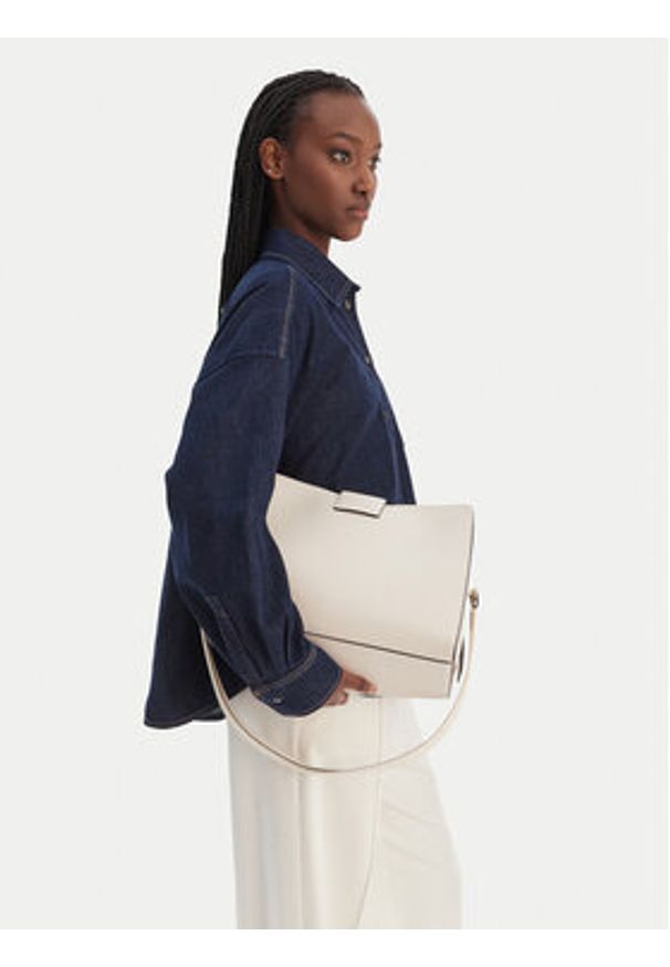 Tous - TOUS Torebka CITY M. KAOS ICON 2002355201 Écru. Materiał: skórzane