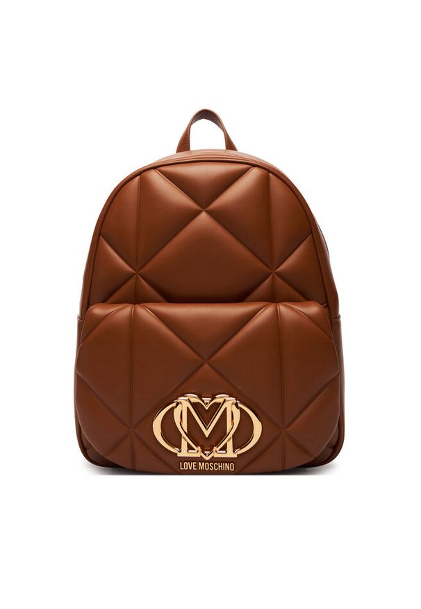 Love Moschino - Plecak LOVE MOSCHINO. Kolor: brązowy