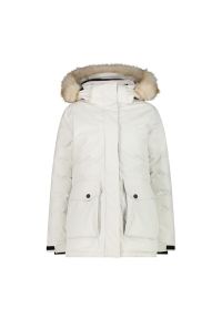 Kurtka Damska Zimowa CMP 32K3206F OCIEPLANA Biała. Kolor: biały. Sezon: zima. Sport: turystyka piesza #1