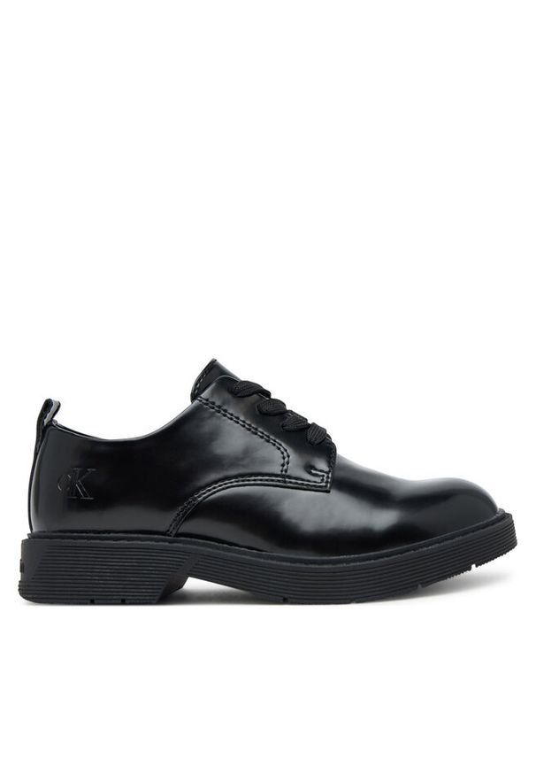 Oxfordy Calvin Klein. Kolor: czarny