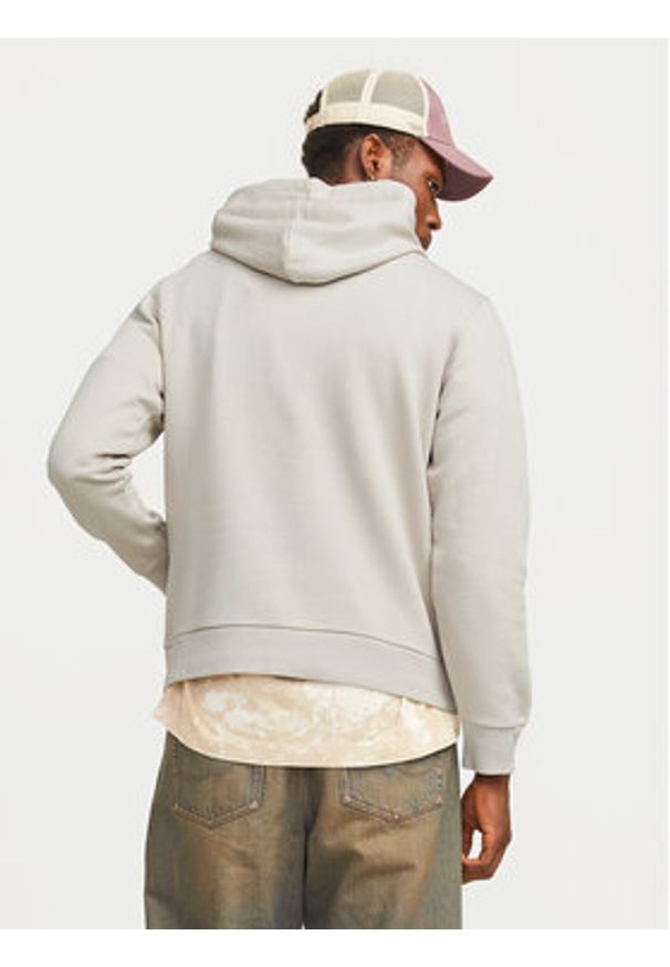 Jack & Jones Bluza Corp Logo 12152840 Beżowy Standard Fit. Kolor: beżowy. Materiał: bawełna
