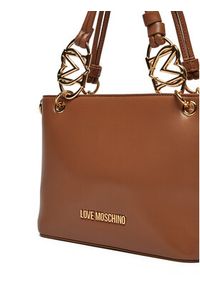 Love Moschino - LOVE MOSCHINO Torebka JC4052PP1MLF0201 Brązowy. Kolor: brązowy. Materiał: skórzane #4