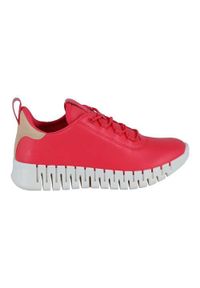 ecco - Buty do chodzenia damskie Ecco Sneaker Gruuv Lea. Kolor: wielokolorowy. Materiał: materiał, skóra. Szerokość cholewki: normalna. Sport: turystyka piesza