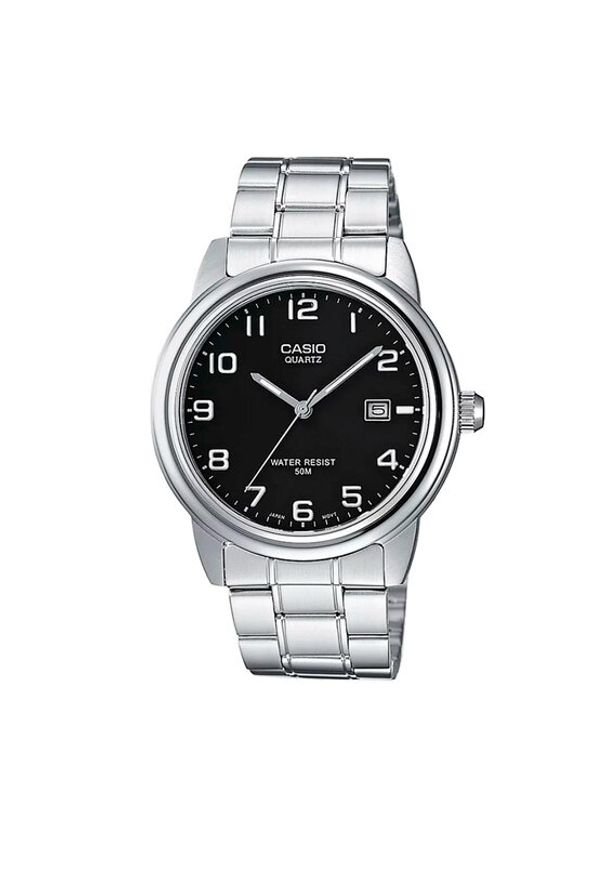 Casio Zegarek MTP-1221A-1AVEG Srebrny. Kolor: srebrny
