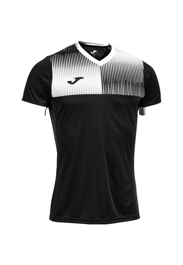 Koszulka sportowa treningowa piłkarska męska Joma Eco Supernova szybkoschnąca. Kolor: czarny, wielokolorowy, biały. Materiał: mesh. Sport: piłka nożna