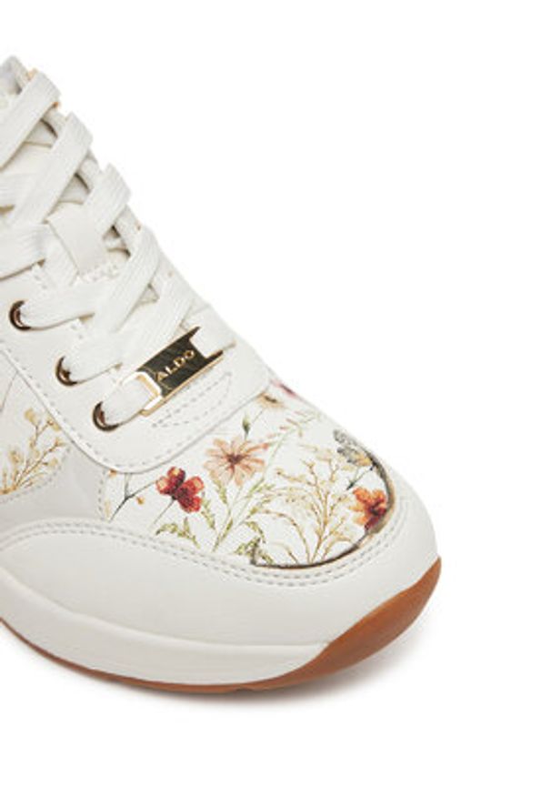 Aldo Sneakersy Iconistep 13918702 Biały. Kolor: biały. Materiał: skóra