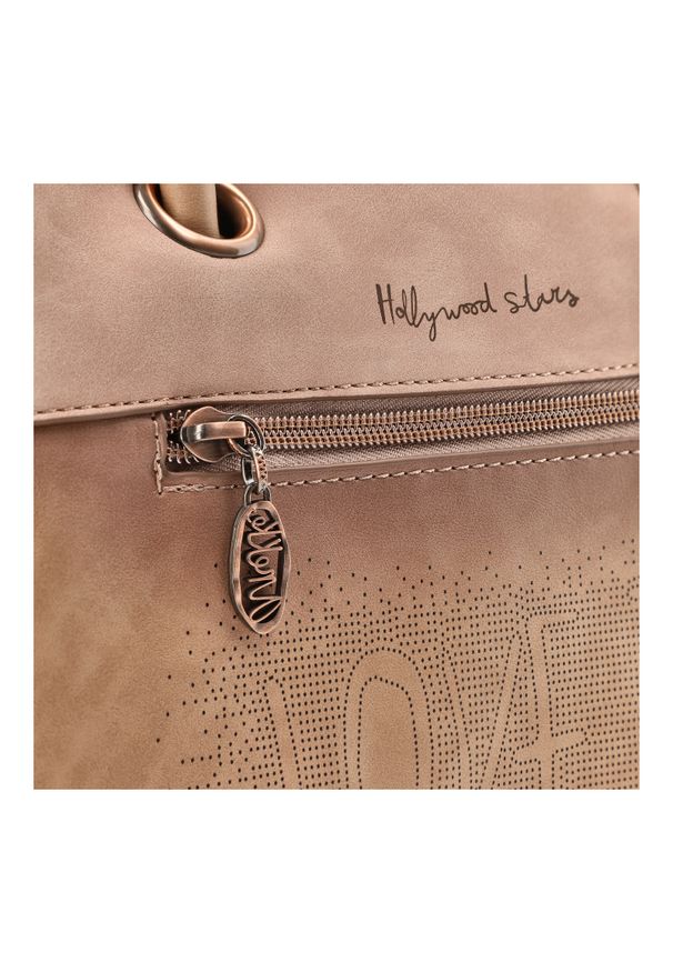 Anekke - Różowa Elegancka Torebka Stylowy Kuferek Damski. Kolor: różowy. Styl: elegancki