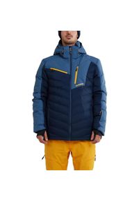 FUNDANGO - Kurtka narciarska męska Willow Padded Jacket. Kolor: niebieski. Sezon: zima. Sport: narciarstwo