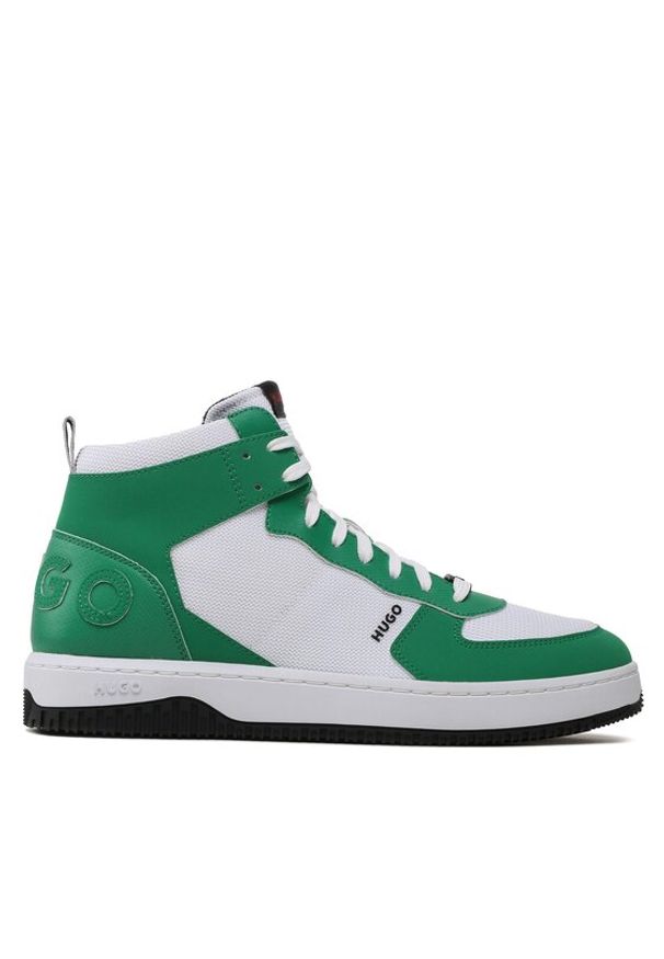 Hugo Sneakersy Kilian Hito 50493117 10249927 01 Zielony. Kolor: zielony. Materiał: materiał