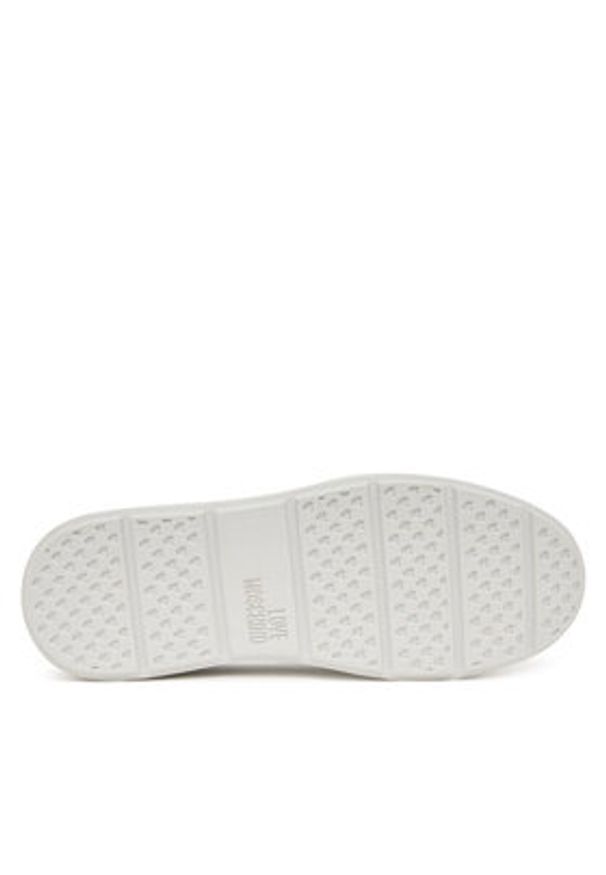 Love Moschino - LOVE MOSCHINO Sneakersy JA15184G1NIAC10B40 Biały. Kolor: biały. Materiał: skóra