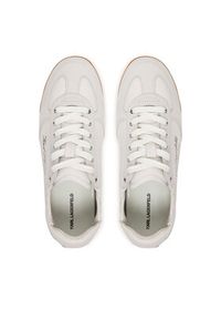 Karl Lagerfeld - KARL LAGERFELD Sneakersy KL66125 Biały. Kolor: biały. Materiał: zamsz, skóra #5