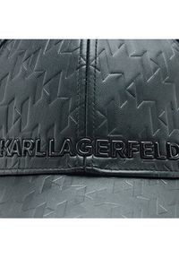 Karl Lagerfeld - KARL LAGERFELD Czapka z daszkiem 226W3415 Czarny. Kolor: czarny. Materiał: skóra