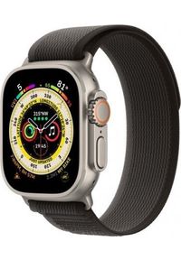 APPLE - Smartwatch Apple Watch Ultra GPS + Cellular 49mm Titanium Case Trail Loop Medium/Large Czarno-szary (MQFX3WB/A). Rodzaj zegarka: smartwatch. Kolor: wielokolorowy, czarny, szary