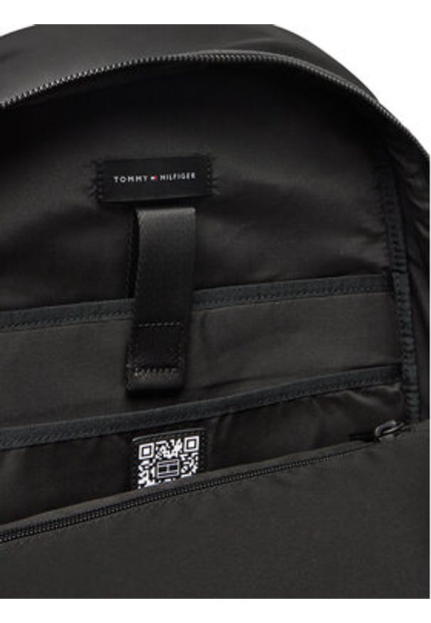TOMMY HILFIGER - Tommy Hilfiger Plecak Th Repreve Backpack AM0AM13464 Czarny. Kolor: czarny. Materiał: skóra