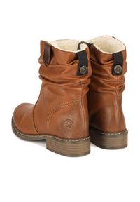 Rieker Botki Z4180-22 Brązowy. Kolor: brązowy. Materiał: materiał #6