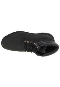 Buty Timberland 6 In Basic Boot M 0A27X6 czarne. Okazja: na co dzień. Zapięcie: sznurówki. Kolor: czarny. Materiał: guma, nubuk #4
