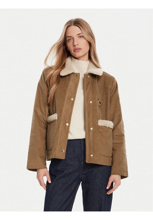 Barbour Kurtka przejściowa LCA0366BE52 Beżowy Regular Fit. Kolor: beżowy. Materiał: bawełna