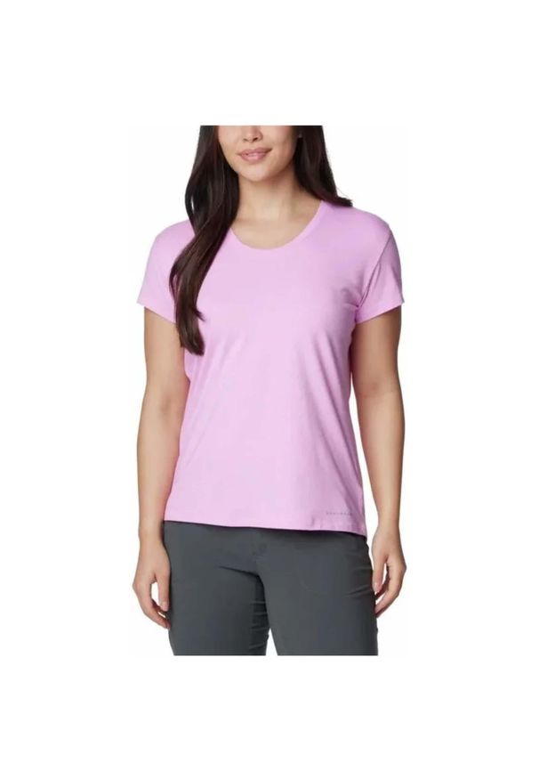 columbia - Koszulka damska Columbia Sun Trek Short Sleeve Tee. Kolor: różowy