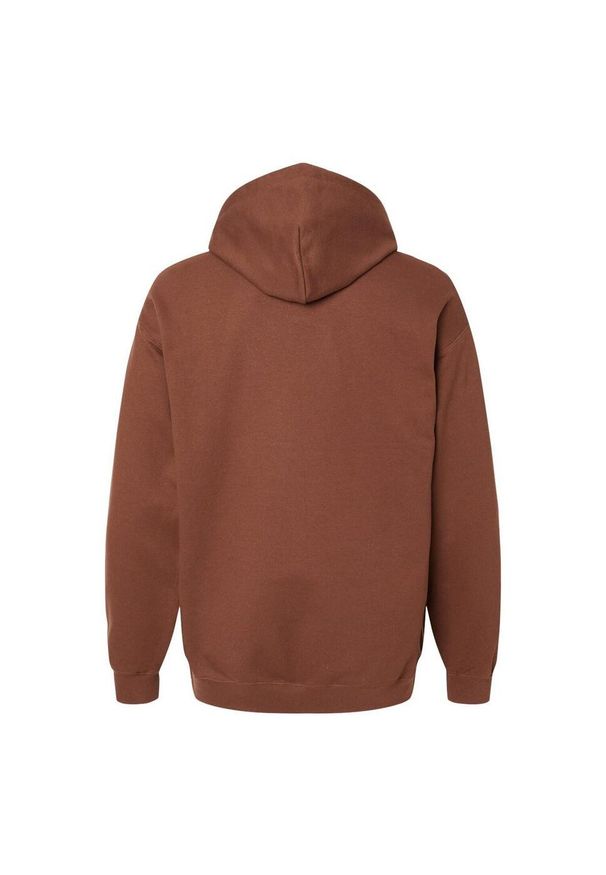GILDAN - Bluza Z Kapturem Dla Dorosłych Unisex Softstyle Fleece Midweight. Typ kołnierza: kaptur. Kolor: brązowy