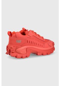 CATerpillar - Caterpillar buty Intruder kolor czerwony. Nosek buta: okrągły. Zapięcie: sznurówki. Kolor: czerwony. Materiał: guma #3