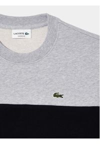 Lacoste Bluza SH1433 Szary Classic Fit. Kolor: szary. Materiał: bawełna