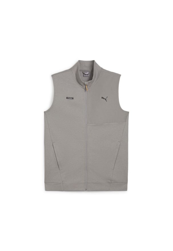 Kamizelka Puma Desert Road Gilet, Mężczyźni. Kolor: szary. Materiał: materiał, bawełna