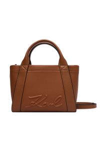 Karl Lagerfeld - KARL LAGERFELD Torebka B1W30067 Beżowy. Kolor: beżowy. Materiał: skórzane #1