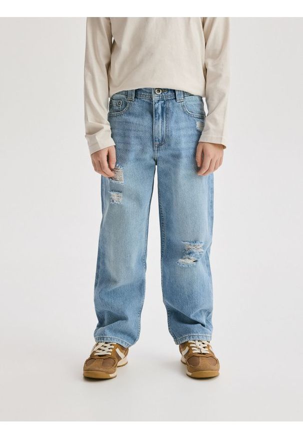 Reserved - Classic denim straight - niebieski. Kolor: niebieski