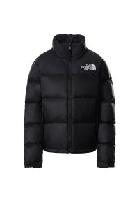Kurtka The North Face 1996 Retro Nuptse 0A3XEOLE41 - czarna. Kolor: czarny. Materiał: puch, nylon. Wzór: aplikacja. Sezon: lato. Styl: retro #1