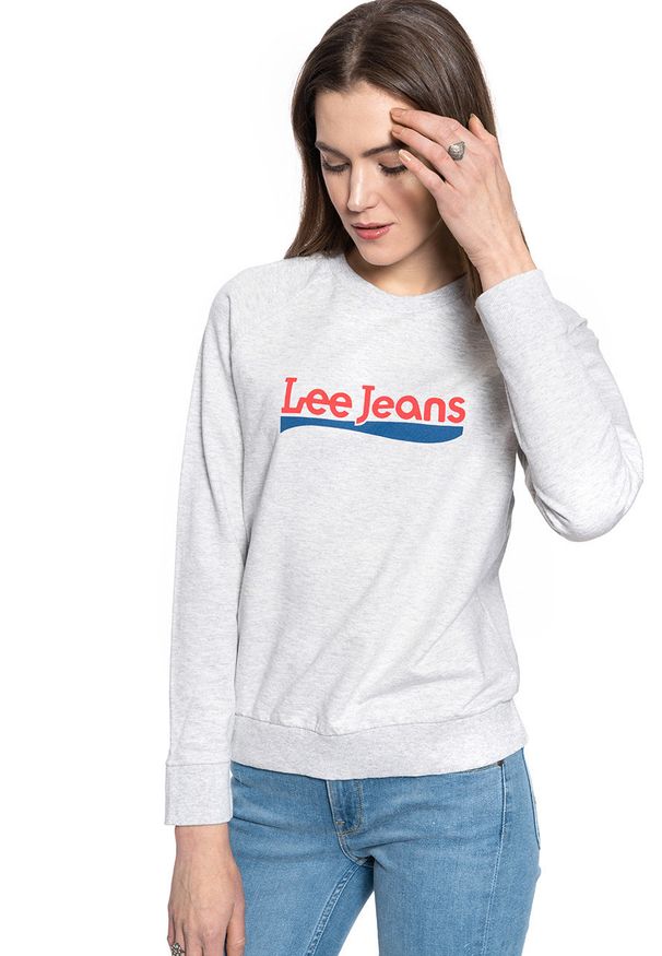 Lee - LEE CREW SWEATSHIRT SHARP GREY MELE L53KBR03 112112371