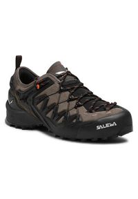 Salewa Trekkingi Ms Wildfire Edge 61346-7512 Szary. Kolor: szary. Materiał: skóra, zamsz. Sport: turystyka piesza #4