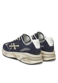 Premiata Sneakersy MOERUN VAR 7306 Granatowy. Kolor: niebieski. Materiał: skóra, zamsz #5