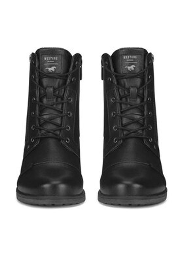 Mustang Trzewiki 1229-513 Czarny. Kolor: czarny. Materiał: materiał