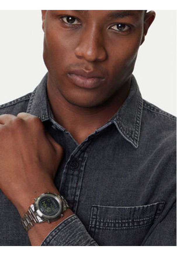 Daniel Wellington Zegarek DW00100766 Szary. Kolor: szary. Materiał: syntetyk