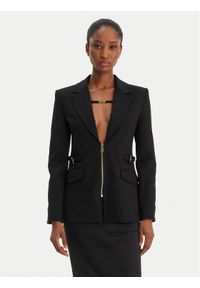 Versace Jeans Couture Marynarka 80HAQ750 J0092 Czarny Regular Fit. Kolor: czarny. Materiał: syntetyk #1
