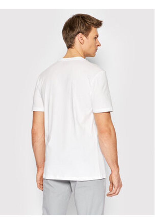 Hugo T-Shirt Dulivio 50467556 Biały Regular Fit. Kolor: biały. Materiał: bawełna